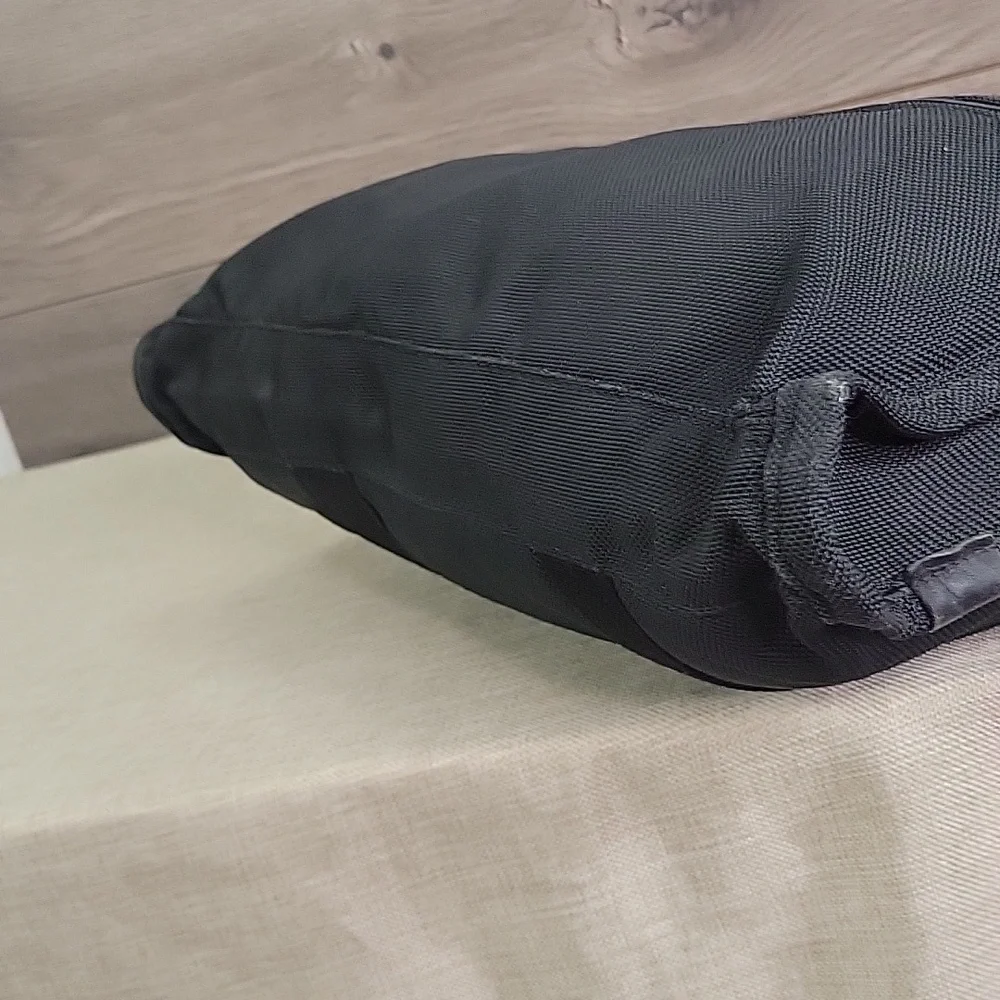 Tumi Black Ballistic Nylon Light Weight Business Portfolio Laptop Bag
